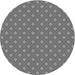 Square Patterned Carbon Gray Rug, pat2429gry