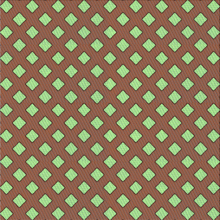 Round Patterned Mahogany Brown Rug, pat2429lblu