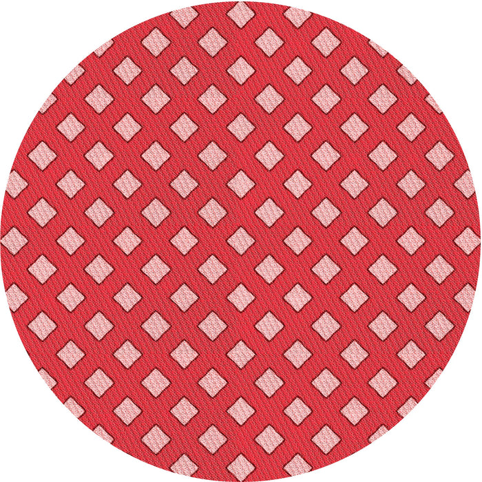 Square Machine Washable Transitional Red Rug in a Living Room, wshpat2429rd