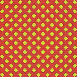 Square Patterned Yellow Novelty Rug, pat2429