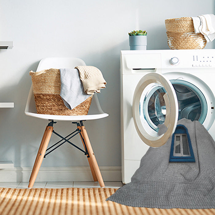 Machine Washable Transitional Grey Gray Rug in a Washing Machine, wshpat242