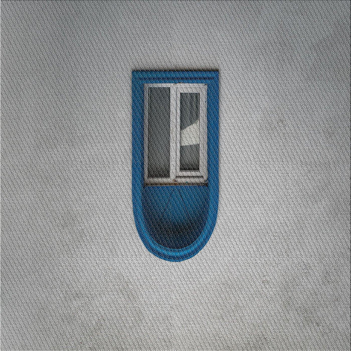 Square Patterned Gray Novelty Rug, pat242