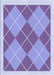 Patterned Blue Rug, pat243blu