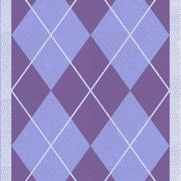 Machine Washable Transitional Blue Rug, wshpat243blu