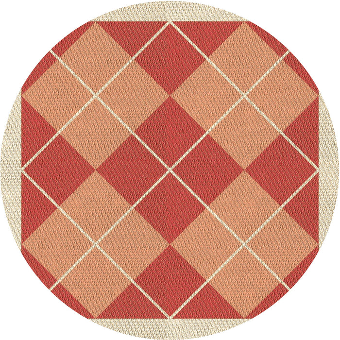 Square Patterned Yellow Rug, pat243brn