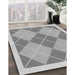 Machine Washable Transitional Gray Rug in a Family Room, wshpat243gry