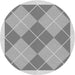 Square Patterned Gray Rug, pat243gry