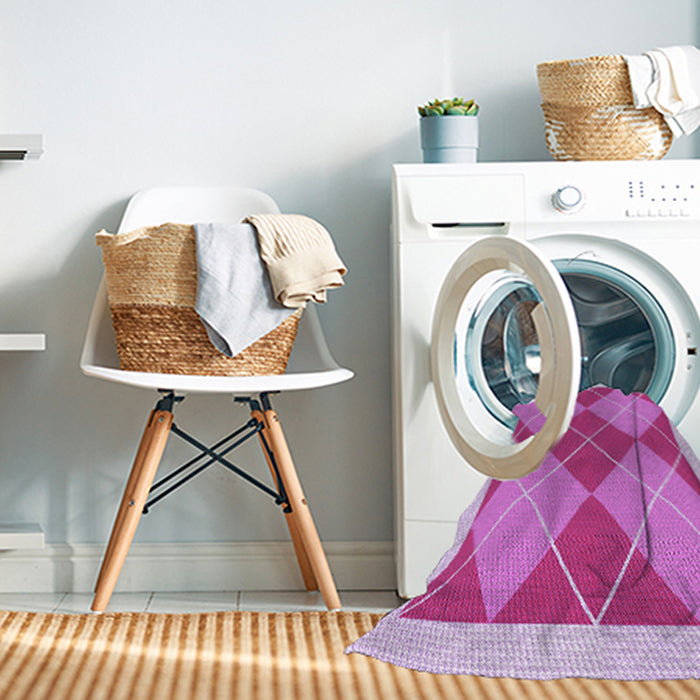 Machine Washable Transitional Violet Purple Rug in a Washing Machine, wshpat243pur