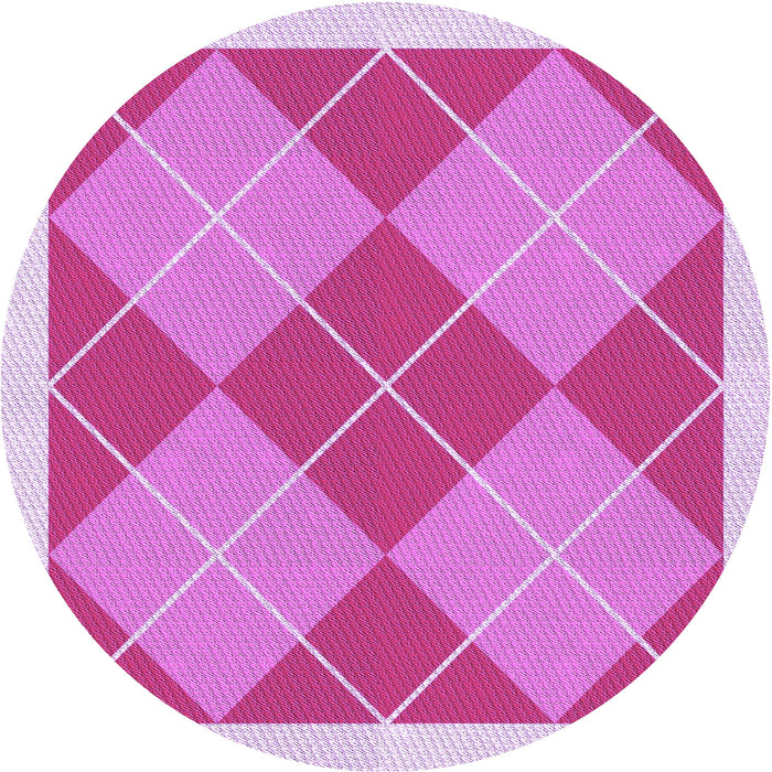 Square Patterned Violet Purple Rug, pat243pur