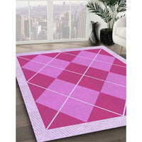 Patterned Violet Purple Rug, pat243pur