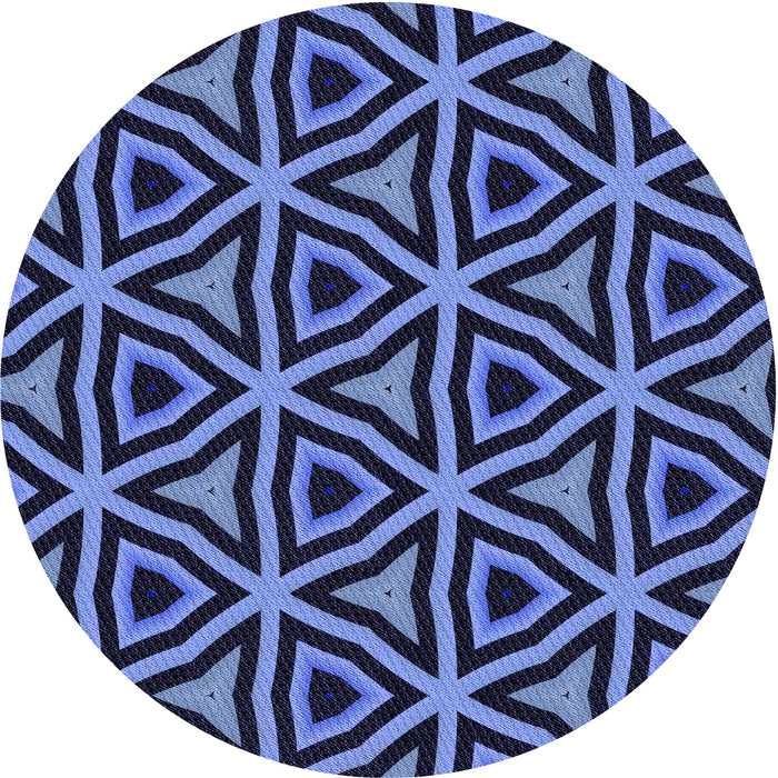 Square Machine Washable Transitional Sky Blue Rug in a Living Room, wshpat2430blu