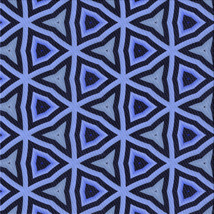 Round Patterned Sky Blue Rug, pat2430blu