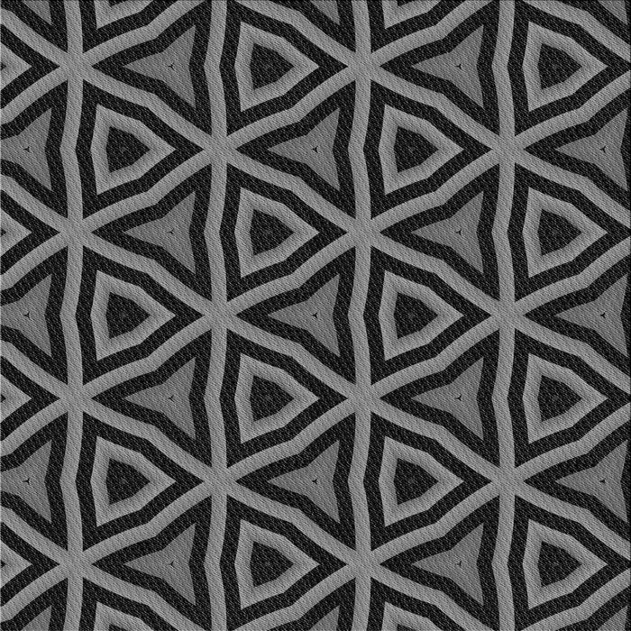 Round Patterned Gray Rug, pat2430gry