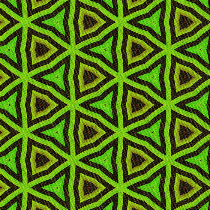 Round Patterned Green Rug, pat2430yw