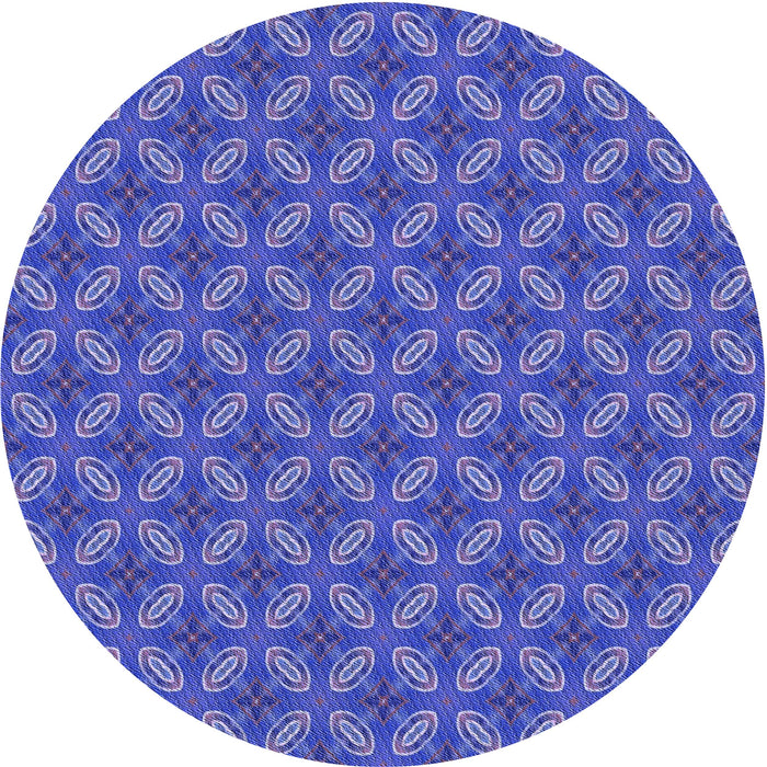 Square Machine Washable Transitional Light Slate Blue Rug in a Living Room, wshpat2431blu