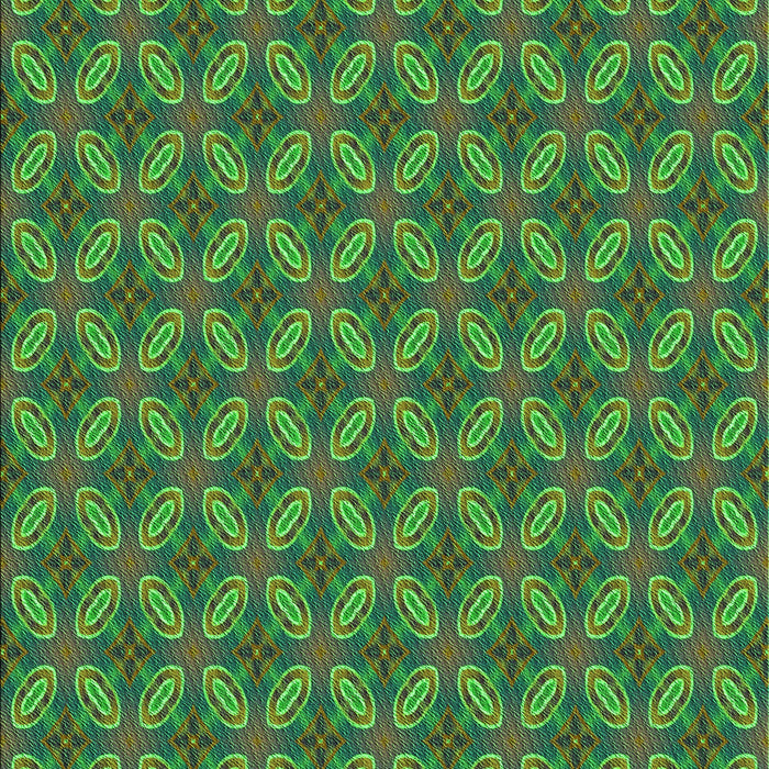 Patterned Army Green Rug, pat2431grn
