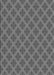 Patterned Gunmetal Gray Rug, pat2431gry