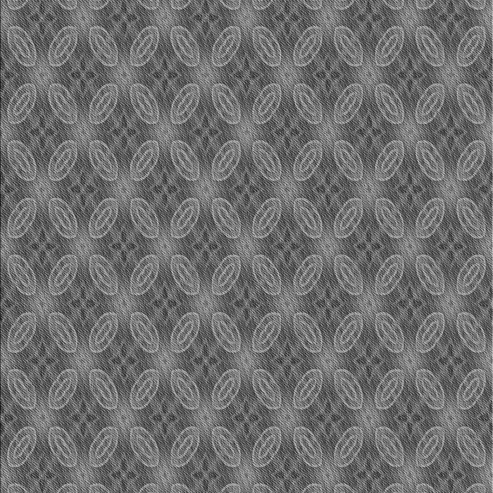 Patterned Gunmetal Gray Rug, pat2431gry