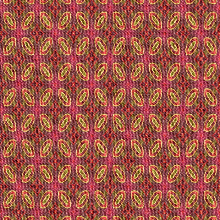 Patterned Orange Rug, pat2431org