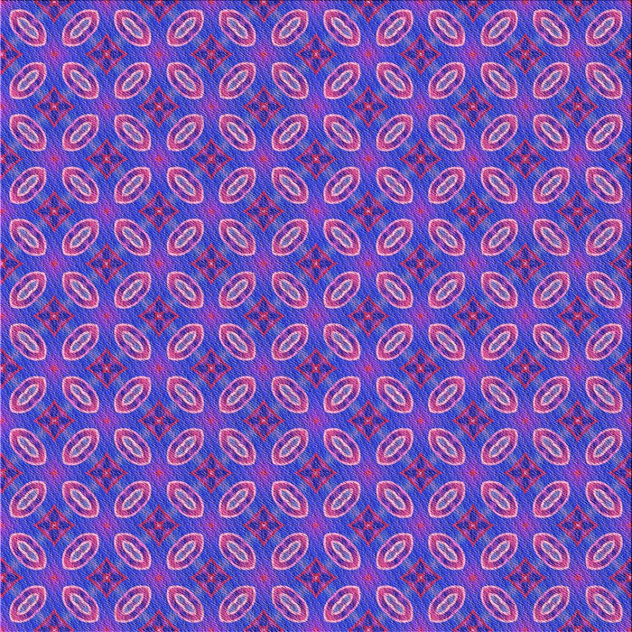 Round Patterned Medium Slate Blue Rug, pat2431pur