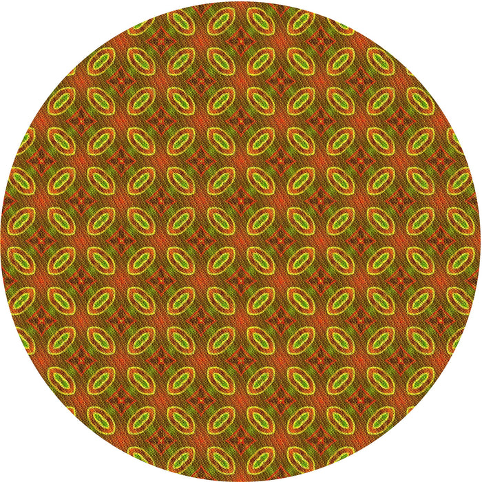 Square Machine Washable Transitional Tomato Red Rug in a Living Room, wshpat2431yw