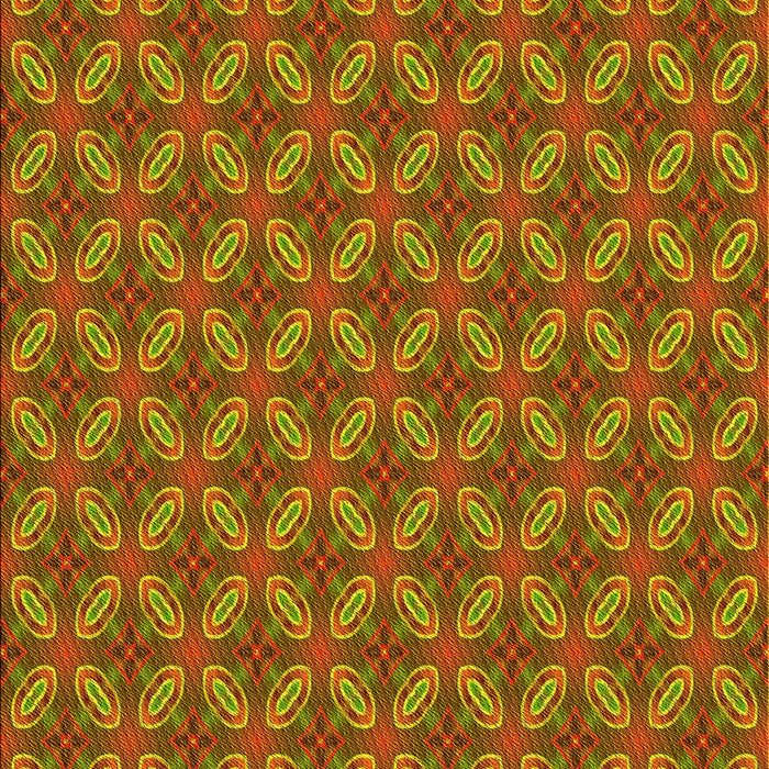 Patterned Tomato Red Rug, pat2431yw