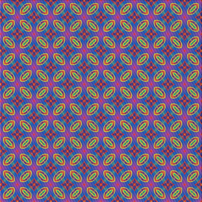 Square Patterned Light Slate Gray Novelty Rug, pat2431