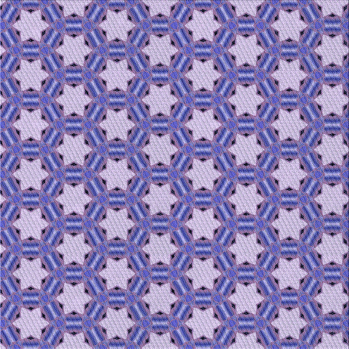 Round Patterned Slate Blue Rug, pat2432blu