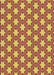 Patterned Red Rug, pat2432brn
