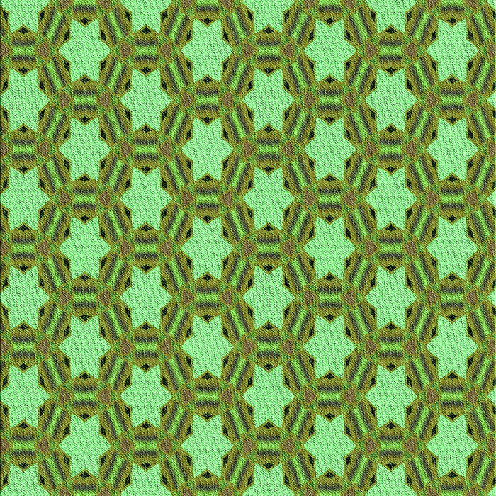 Patterned Green Rug, pat2432grn