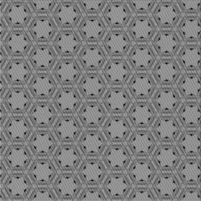 Round Machine Washable Transitional Ash Gray Rug, wshpat2432gry