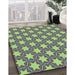 Patterned Purple Rug in Family Room, pat2432lblu