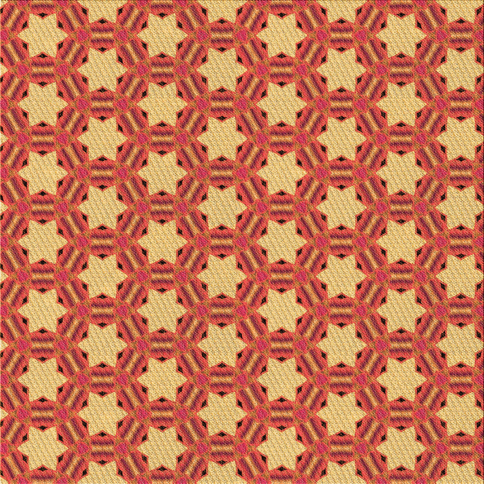 Round Machine Washable Transitional Orange Rug, wshpat2432org