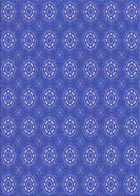 Machine Washable Transitional Light Slate Blue Rug, wshpat2433blu