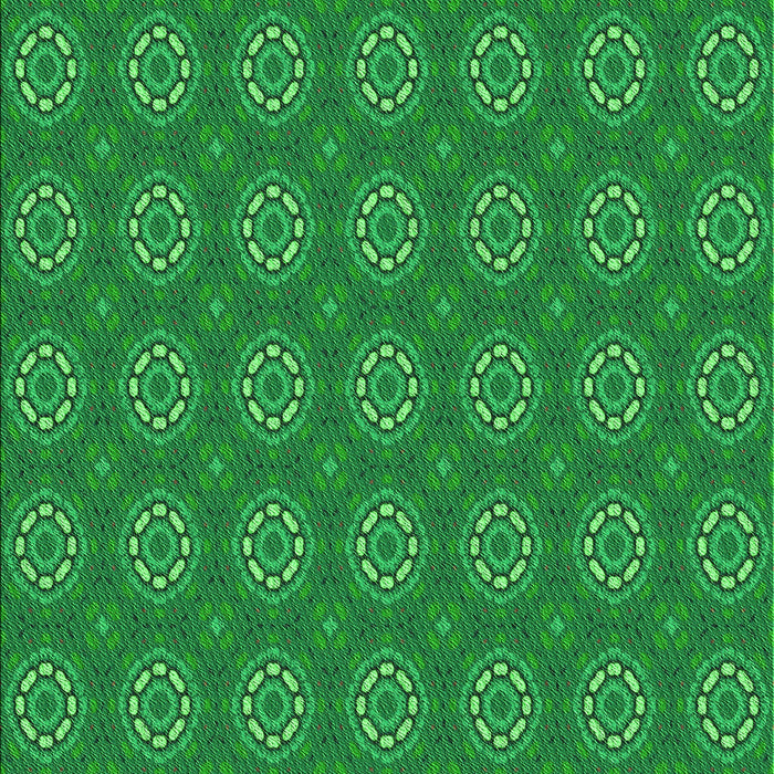 Patterned Green Rug, pat2433grn