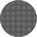 Square Patterned Gray Rug, pat2433gry