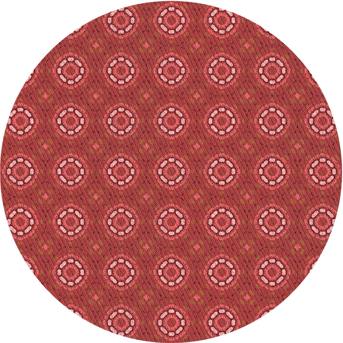 Square Machine Washable Transitional Orange Rug in a Living Room, wshpat2433rd