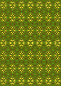 Machine Washable Transitional Pistachio Green Rug, wshpat2433yw