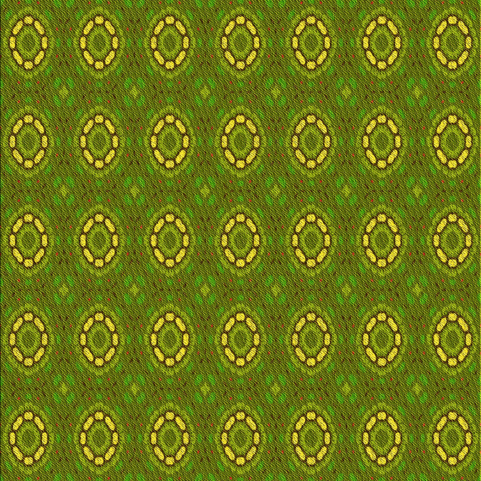 Patterned Pistachio Green Rug, pat2433yw