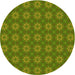 Square Machine Washable Transitional Pistachio Green Rug in a Living Room, wshpat2433yw