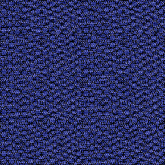Round Patterned Blue Orchid Blue Rug, pat2434blu