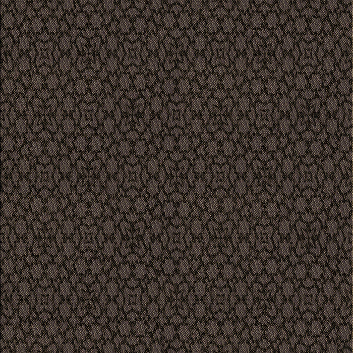 Patterned Dark Brown Rug, pat2434brn