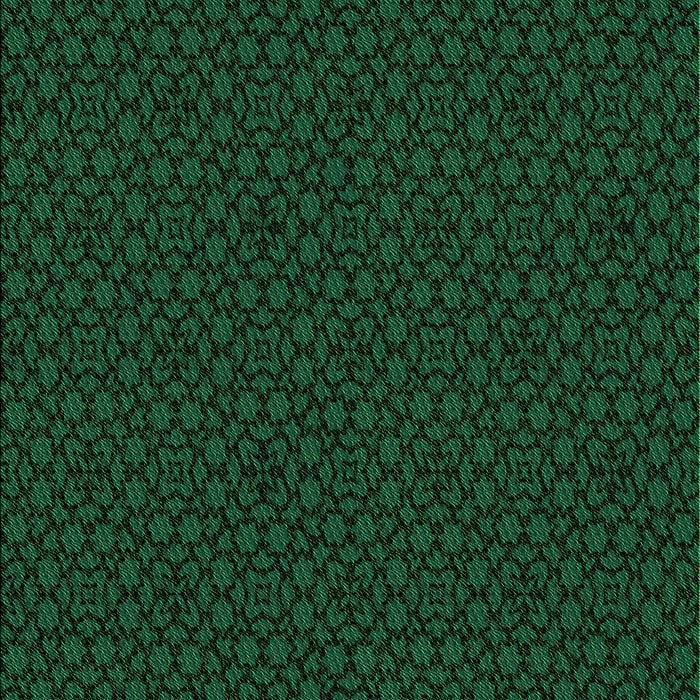 Patterned Black Rug, pat2434grn
