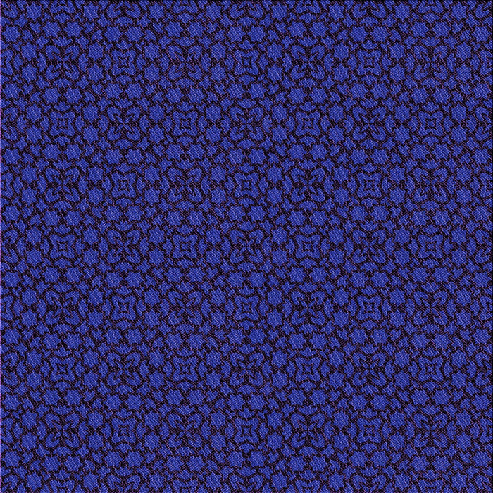 Round Patterned Blue Orchid Blue Rug, pat2434pur
