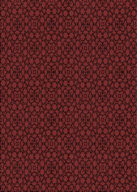 Machine Washable Transitional Night Red Rug, wshpat2434rd