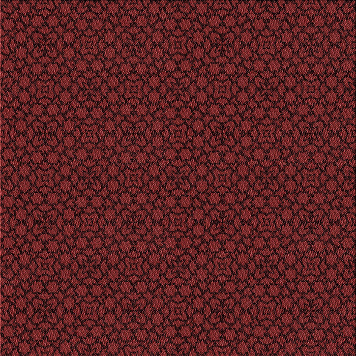 Round Patterned Red Rug, pat2434rd