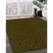 Patterned Dark Bronze Brown Rug in Family Room, pat2434yw