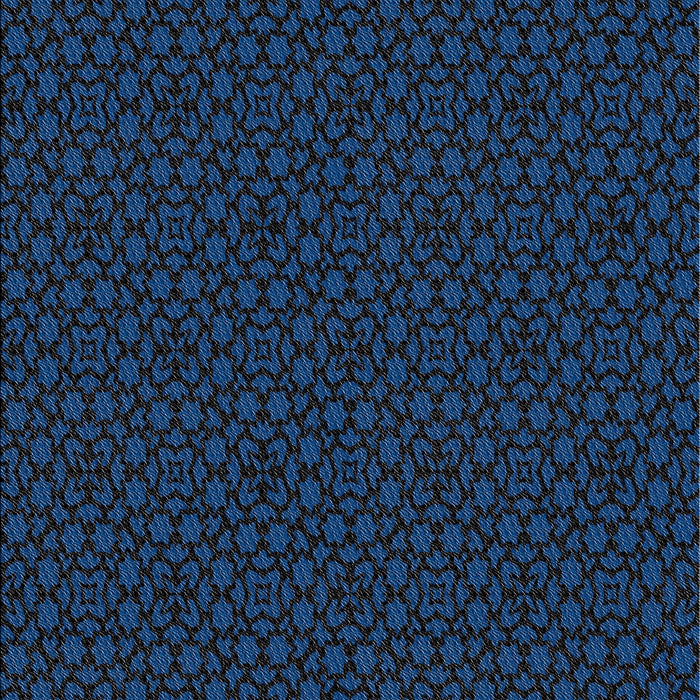 Patterned Blue Novelty Rug, pat2434