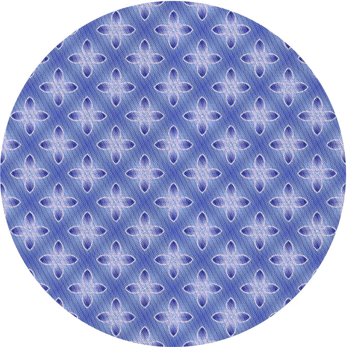 Square Machine Washable Transitional Denim Blue Rug in a Living Room, wshpat2435blu