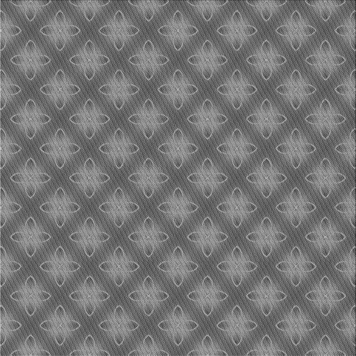 Round Patterned Gray Rug, pat2435gry